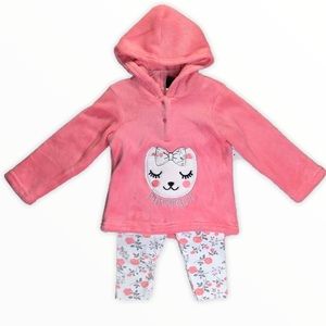 2pc Girls Set Terry Jacket & Leggings 18M NEW NWT